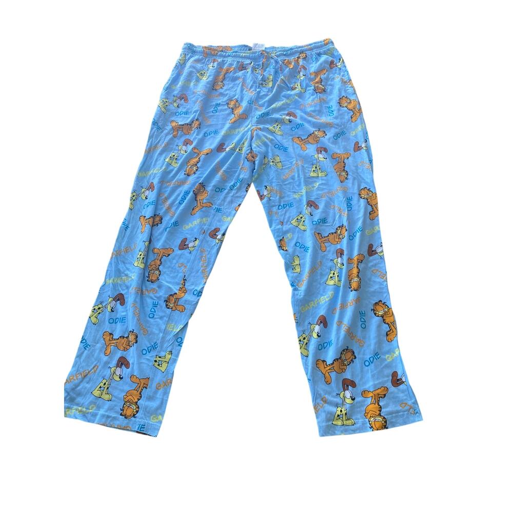 Garfield & Odie Lounge Wear Pajama Pants XL Excellent Condition